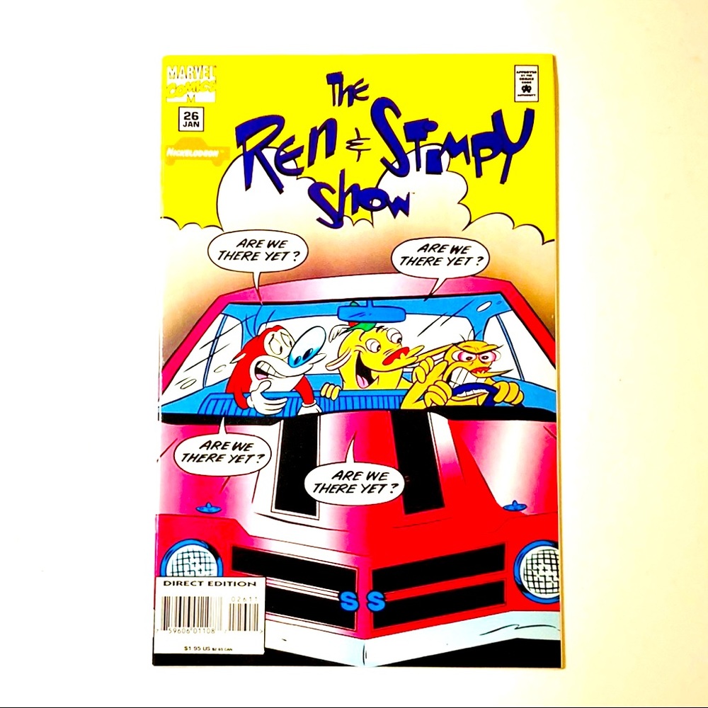 #26 Marvel Comics The Ten and Stimpy Show Jan Excellent in Wrapper